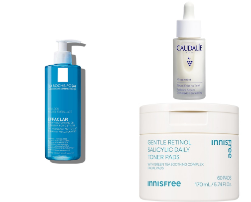 Skincare for oily combination skin cover photo collage