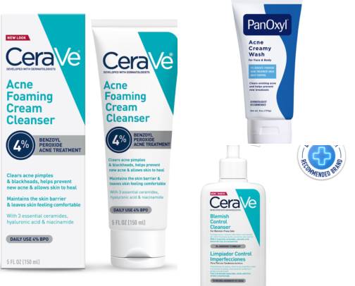 Skincare Routine for Acne-Prone & Dry Skin: Clear Breakouts Without the Tight, Stripped Feeling cover photo collage