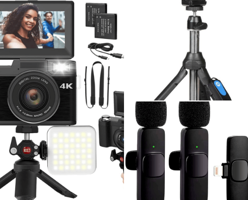 Vlogging Equipment cover photo collage