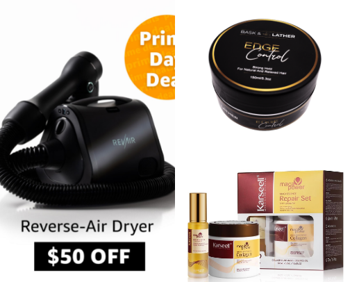 Black Hair Care cover photo collage