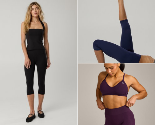 Gym clothes cover photo collage