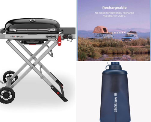 Eco Friendly Camping & Outdoor Essentials cover photo collage