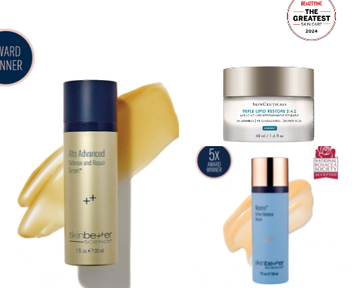 My MUST HAVE skincare products cover photo collage