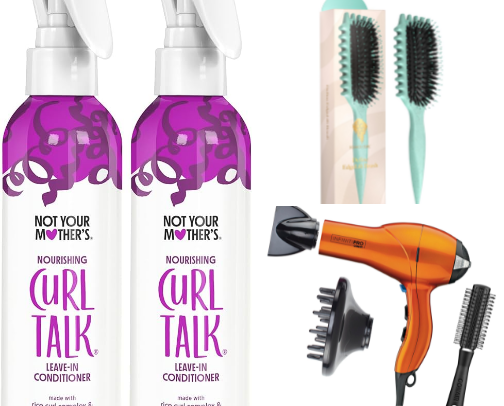 My Wavy Hair Routine (Works with curls as well)| Affordable Products for Defined, Frizz-Free Waves cover photo collage