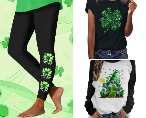 St. Patrick's Day for Woman cover photo collage