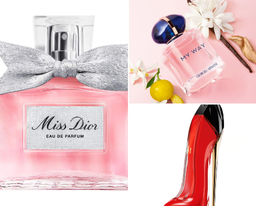 Perfumes recommendations cover photo collage
