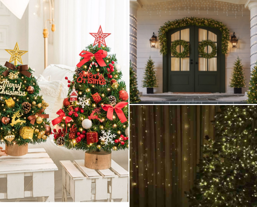 🎄Christmas decorations 🎄 cover photo collage