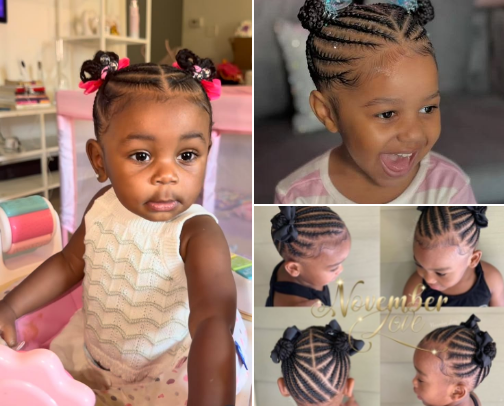 My top Hair styles inspiration for my baby girl cover photo collage