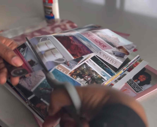 Create a Vision Board that Works! cover photo collage