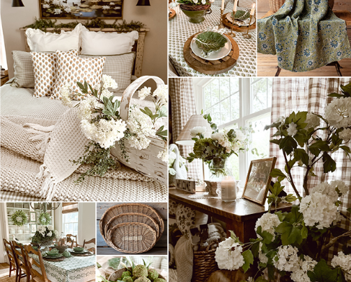 Farm style decor cover photo collage