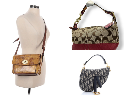 Designer Bags for Great Prices cover photo collage