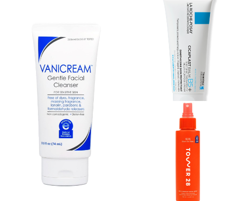 Products that helped treat my Dermatitis cover photo collage