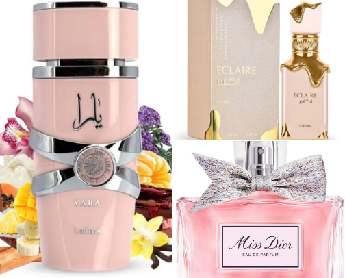 My top favourite perfume cover photo collage