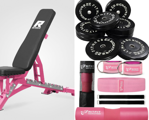 Home Gym Essentials: Build Strength. Build Discipline. Build YOU. cover photo collage