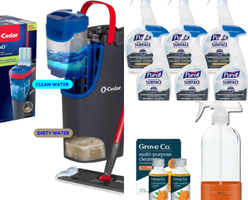Cleaning Must-Haves cover photo collage