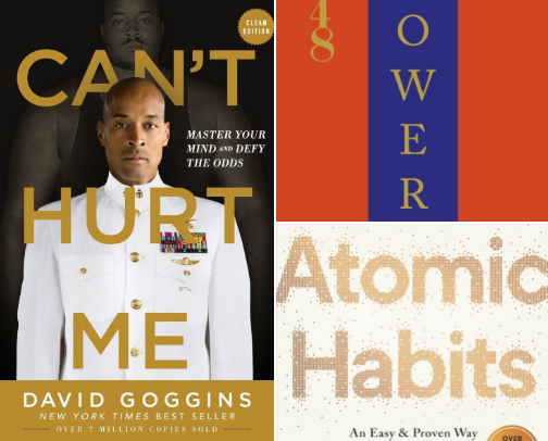 Books you must read if you want to progress and develop in life cover photo collage