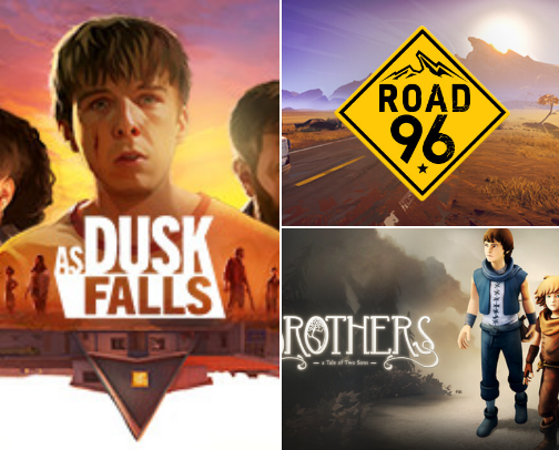 Favourite Story Video Games cover photo collage