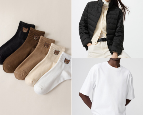 Cute comfortable clothes cover photo collage