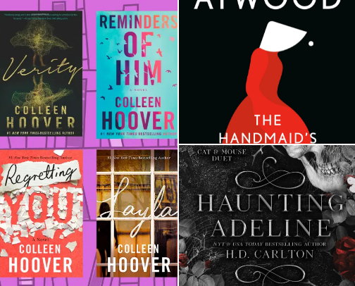 My favorite book recs cover photo collage