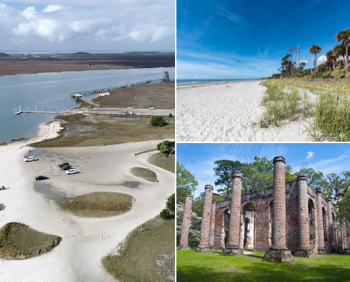 Places to Go in Beaufort, SC cover photo collage