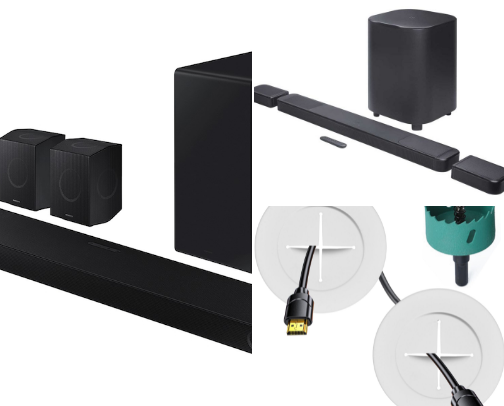 Best Home Theater Setup (TV, Soundbars and more!) cover photo collage