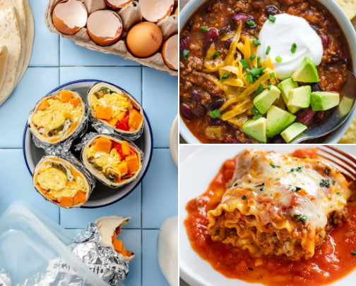 🍲 Easy Freezer Meals for New Moms cover photo collage