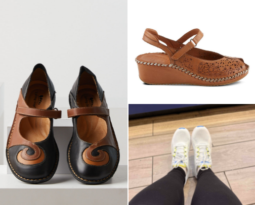Most Comfortable Shoes cover photo collage