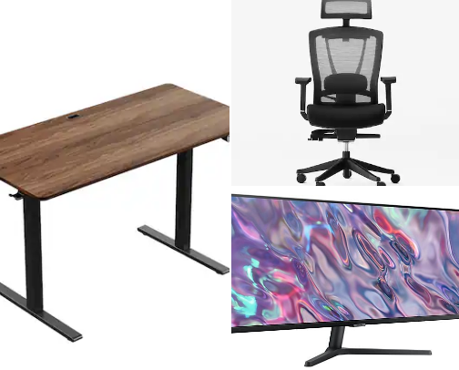 Home Office Essentials - Desk Setup cover photo collage