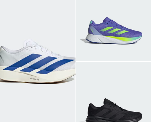Adidas Running Shoes cover photo collage