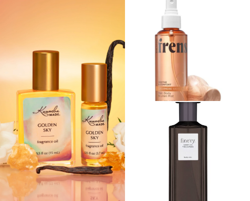 my top favorite scents. cover photo collage