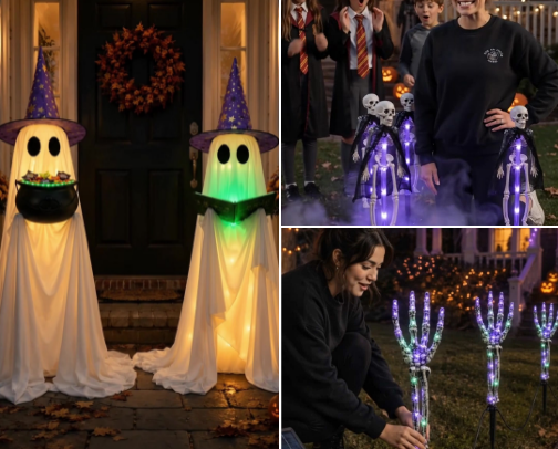 Halloween Decor from TikTok Shop cover photo collage