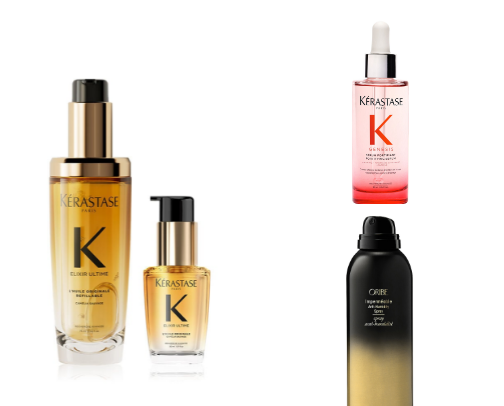 Hair products cover photo collage