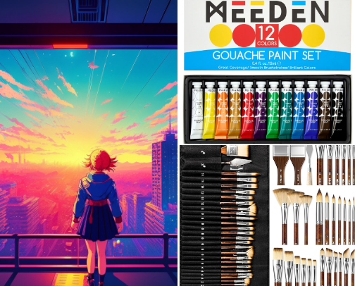 Art <3 cover photo collage