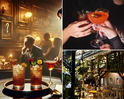 Cocktails in Belgrade cover photo collage