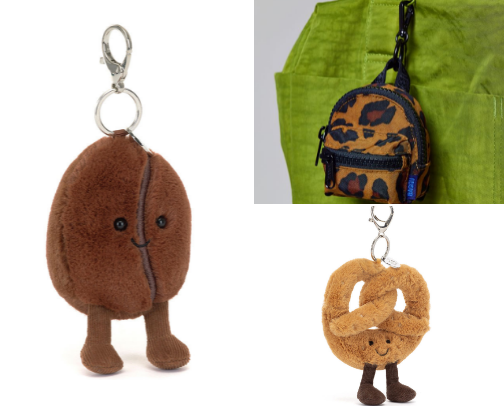 Bag charms cover photo collage