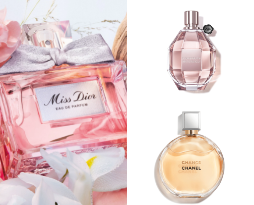 Love in a bottle - Perfume Must Haves cover photo collage