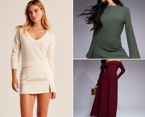 Clothing for women cover photo collage