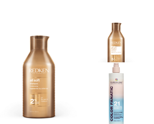 hair care cover photo collage