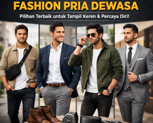 Rekomendasi Fashion Pria Dewasa yang Wajib Punya cover photo collage