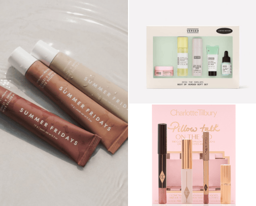 Beauty & Skincare Sets Gift Guide cover photo collage