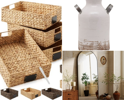 Home Decor Finds — Simple Touches That Transform a Space, Indoors and Out. cover photo collage