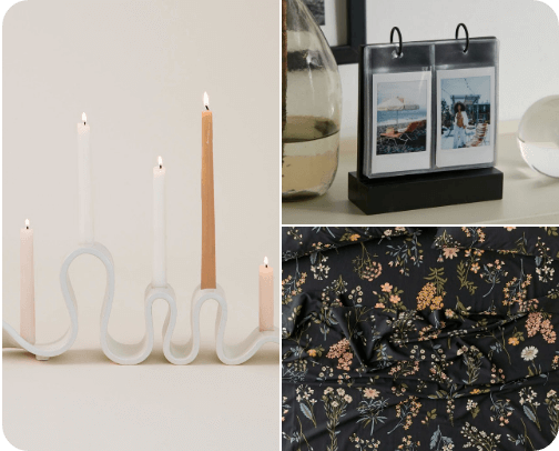 Modern home decor cover photo collage
