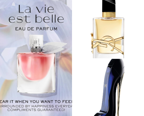 fragrances🧬🎀✨ cover photo collage