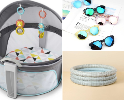 Keep Baby Cool + Safe: Summer Essentials cover photo collage