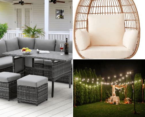 Stunning Back Yard cover photo collage