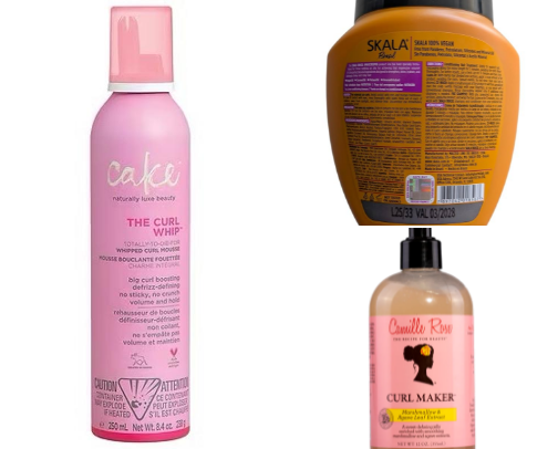 curly girl must haves cover photo collage