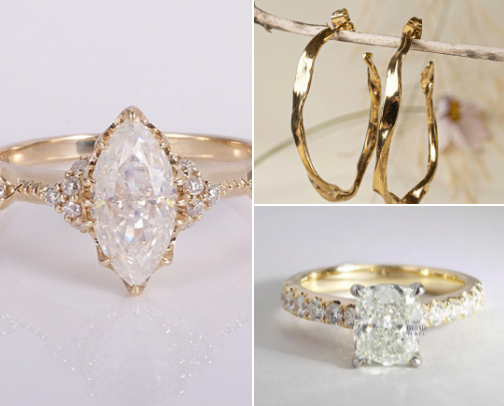 Jewelry – Elegant pieces like necklaces, rings, earrings, and bracelets that add sparkle and sophistication. cover photo collage