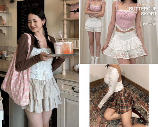Cute Mini Skirt cover photo collage