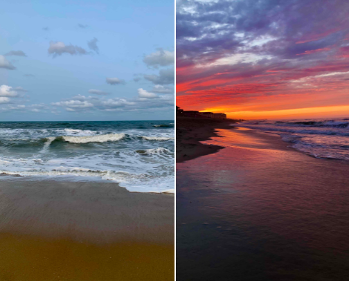 Beach essentials cover photo collage