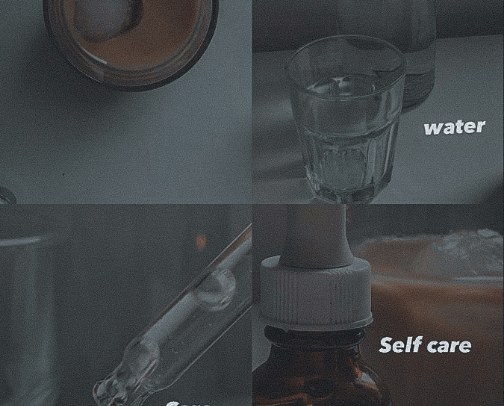 Skincare cover photo collage
